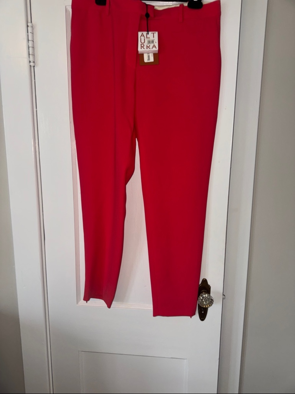 Altuzarra Vibrant coral  Slim Trousers